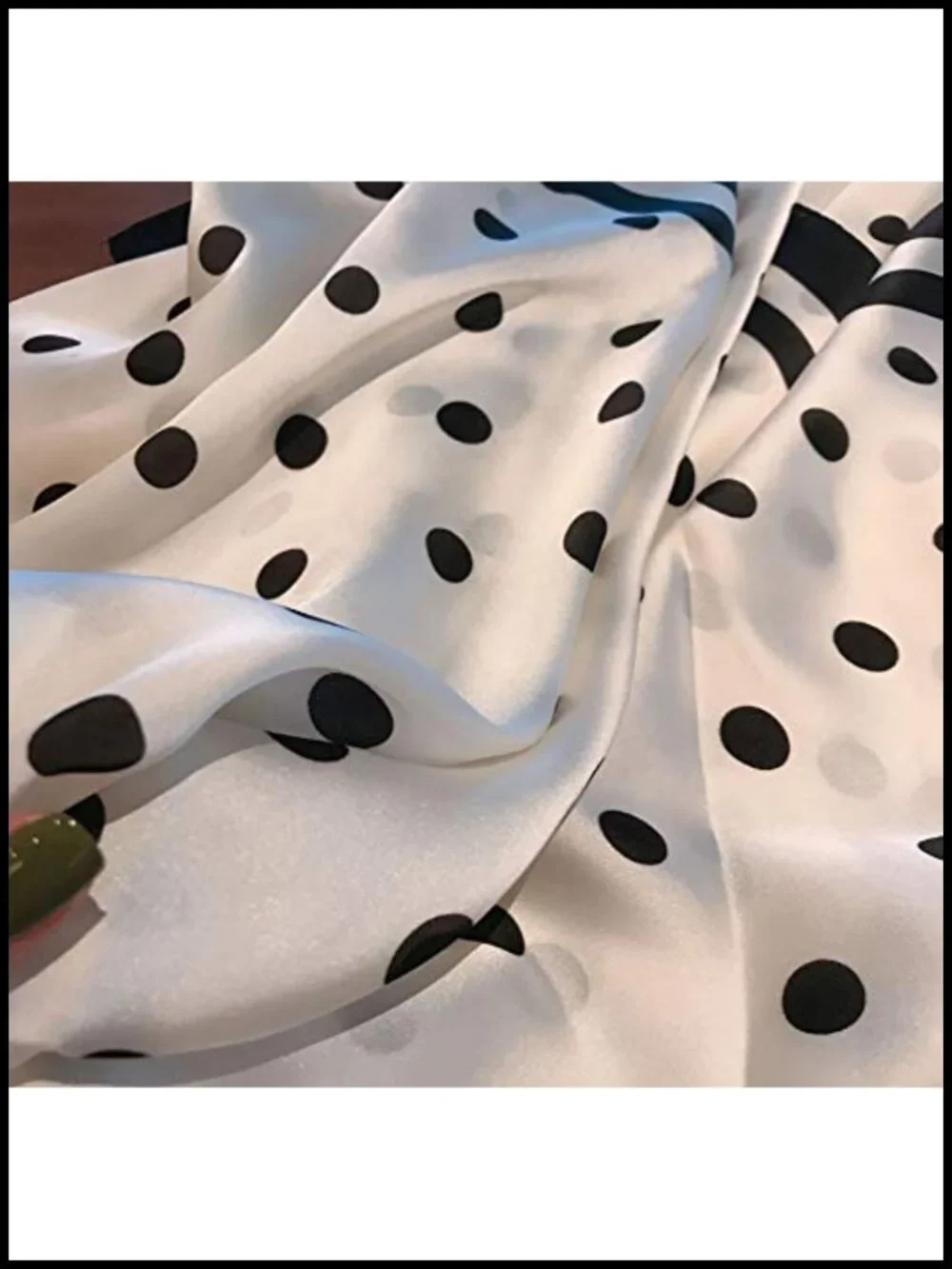 Women's Satin Silk Like Scarf Fashion Pattern Large Square Headwrap 35x35